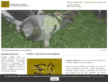 Tablet Screenshot of colombacontrol.com